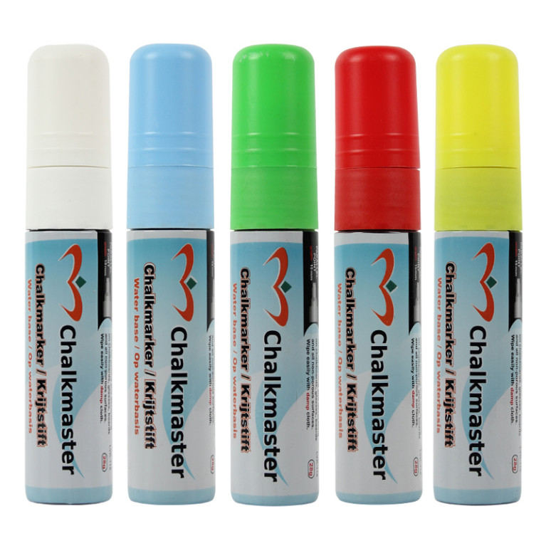 Krijtstiften 5 stuks kleuren 15 mm