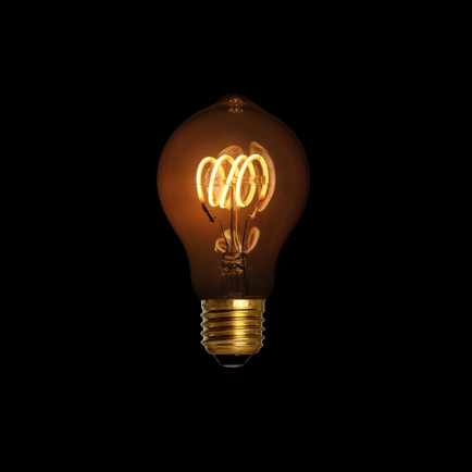 Filament LED Peer Curl Gold E27 4W